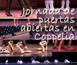 Jornada de puertas abiertas en Coppelia. Disfruta la clase de baile que prefieras