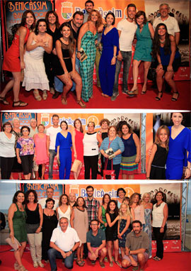 Photocall con los protagonistas de Paseo Coloma en Benicàssim