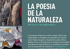 La poesía de la naturaleza, exposición de Pepe Biot en  la Fundación Caja Castellón