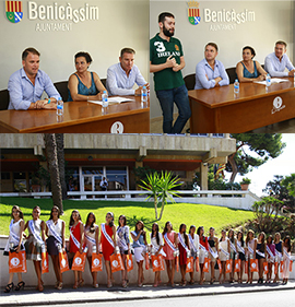 Presentación de la gala de Miss World Spain 2014 en Benicàssim