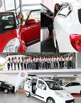 Las aspirantes a Miss World Spain 2014 visitan Comauto