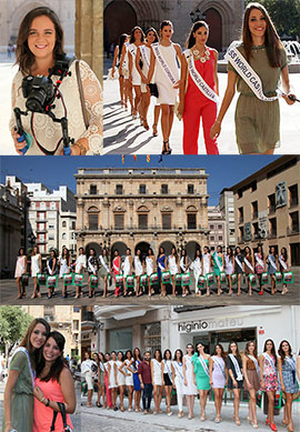 Las aspirantes a Miss World Spain de paseo por Castellón y Benicàssim