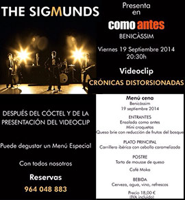 The Sigmunds presentan el videoclip Crónicas Distorsionadas en como antes Benicasim