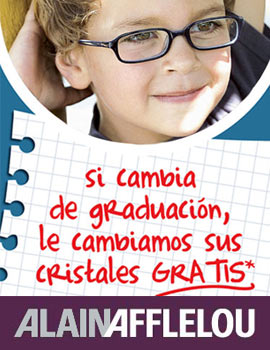 Especial niños en óptica Alain Afflelou