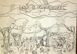 La ilustradora Jenia Maslova colabora con Formigues Festival