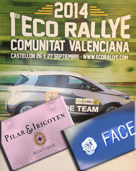Las firmas de Benicàssim Face y Pilar Irigoyen en el Eco Rallye de la Comunidad Valenciana