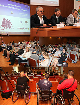 Inauguración de  la Jornada sobre Accesibilidad en Vías Urbanas