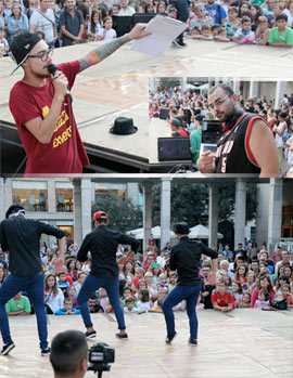 Baile en la Plaza Santa Clara