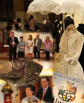 Inauguración exposición de Indumentaria Antigua de mundos lejanos en la Fundación Dávalos-Fletcher