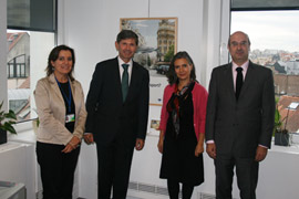 Reunión en Bruselas del alcalde, Alfonso Bataller, con Daniela Rosca, jefa de la Unidad de Transporte Limpio y Movilidad Urbana Sostenible de la Comisión Europea