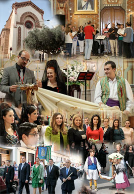 Misa y procesión en honor de Santa Bárbara