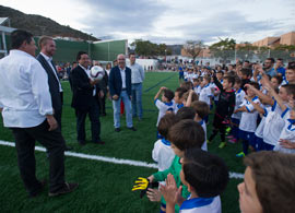 Diputación y Ayuntamiento reforman el José Mangriñán de la Vall d'Uixó para mejorar las oportunidades de los jóvenes futbolistas