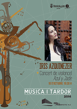 Actuación de la violoncellista Iris Azquinezer en Benicàssim
