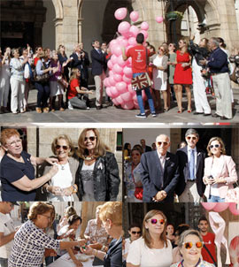 Celebración del Día Mundial del Cáncer de Mama en Castellón