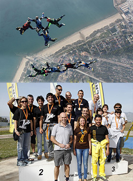 XXXVI Campeonato de España Open de paracaidismo deportivo 2014 en VF-4