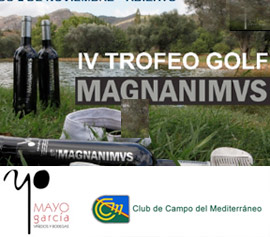 El 2 de noviembre, IV Trofeo golf Magnanimvs abierto en el Club de Campo Mediterráneo