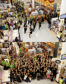 Flashmob en Leroy Merlín Castellón