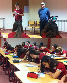 Taller de escritura con Amadeo Peris en Lledó International School