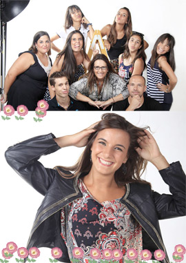 Pilar Irigoyen viste a guapas jóvenes de la Gaiata 15 Sequiol para mostrar su colección de invierno