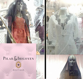 Ambiente de Halloween en la boutique Pilar Irigoyen