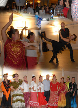 Presentación de Coppelia de los cursos de baile de salón en el Casino Antiguo