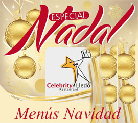 Los menús de Celébrity Lledó para los días principales de la próxima navidad