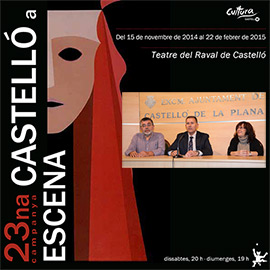 Presentación de la 23ª edición del ciclo teatral 'Castelló a Escena'