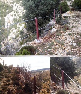 El Ayuntamiento de Vilafranca  colabora con los aficionados a la escalada para mejorar la seguridad en Les Mallades