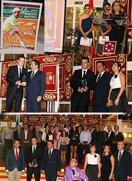 Roberto Bautista proclamado mejor deportista en la XVIII Gala del Deporte Provincial en Benicàssim
