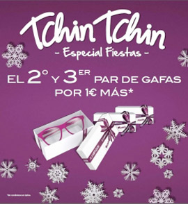 Aprovecha Tchin Tchin Especial Fiestas y ...¡regala gafas!.