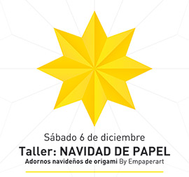 Taller NAVIDAD DE PAPEL, adornos navideños de origami by empaperart