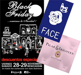 Face Bisutería y Pilar Irigoyen en la Black Friday de Benicàssim