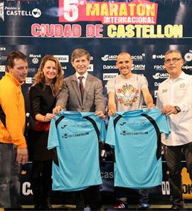 El Alcalde de Castellón presenta el 10K Internacional ‘Ciudad de Castellón’ junto al atleta Chema Martínez