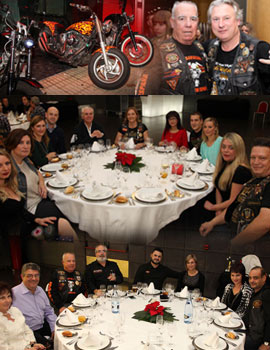Cena de los amigos de Big Twin Castellón en el Hotel Luz