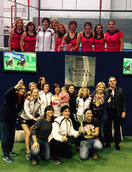 El equipo femenino del Club de pádel Torrebellver de Oropesa se proclama Campeón Provincial por Equipos de pádel 2014