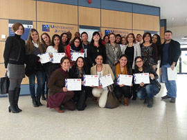 La UJI da la bienvenida a los 36 estudiantes latinoamericanos beneficiarios de becas de master y ayudas de doctorado de Banco Santander