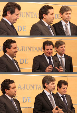 El Alcalde de Castellón firma el convenio de las obras con la Generalitat Valenciana y la Diputación Provincial