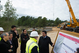 La Diputación mejora la seguridad vial en la Plana Alta con la construcción del Puente sobre la Rambla Carbonera en Els Ibarsos