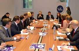 Moliner mantiene reuniones bilaterales con Reino Unido y Alemania para reforzar las relaciones internacionales de Castellón