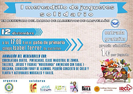 I Mercadillo de juguetes solidario en beneficio del banco de alimentos de Castellón