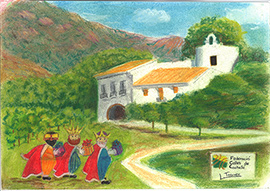 Laura Traver gana el I Concurso de postales de navidad de la Federación Collas de Castellón