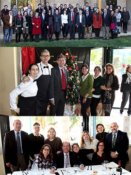Tradicional comida de Navidad del Alcalde con los medios de comunicación de Castellón