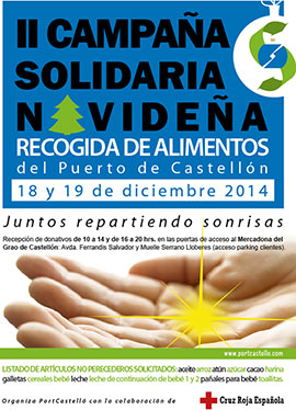 Segunda campaña de recogida de alimentos de la Comunidad Portuaria junto a Cruz Roja