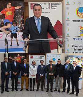 Presentación oficial del Campeonato Estatal de Selecciones Territoriales o Autonómicas de Balonmano Castellón 2015
