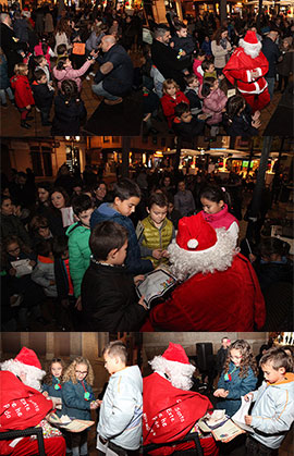 Papá Noel visita como antes Castellón