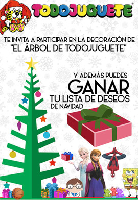 Todojuguete te invita a participar en la decoración de su árbol de navidad