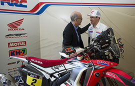 El deportista castellonense Joan Barreda participa en la próxima edición del Rally Dakar 2015