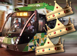 Este año los Reyes Magos llegarán al centro de Castellón con el TRAM desde el Grau