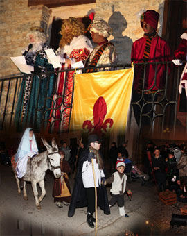 Una gran cabalgata recibe a Melchor, Gaspar y Baltasar en Vilafranca