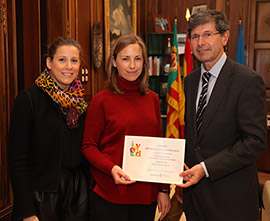 Raquel Gómez, ganadora del Premio Jóvenes Emprendedores 2014